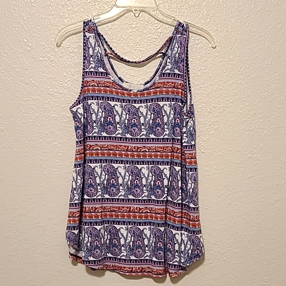 Olive & Oak Sleeveless Tee Shirt Size M